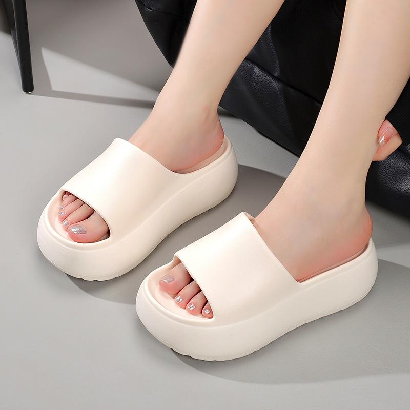 EVA thick-soled slippers women's summer cm height increase super soft home indoor home non-slip versatile go out