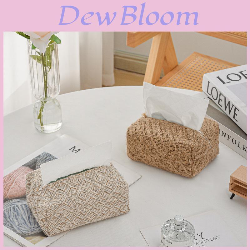 Modern Minimalist Tissue Box With Geometric Pattern For Living Room And Office Decor