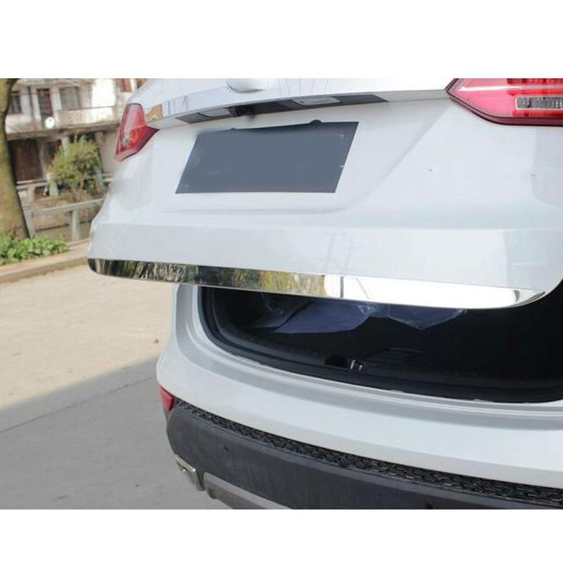 Car Rear Door Trunk Lid Tailgate Strip For Hyundai IX45 SantaFe 2013 2014 2015 2016 2017 2018 Trim Auto Exterior Accessories