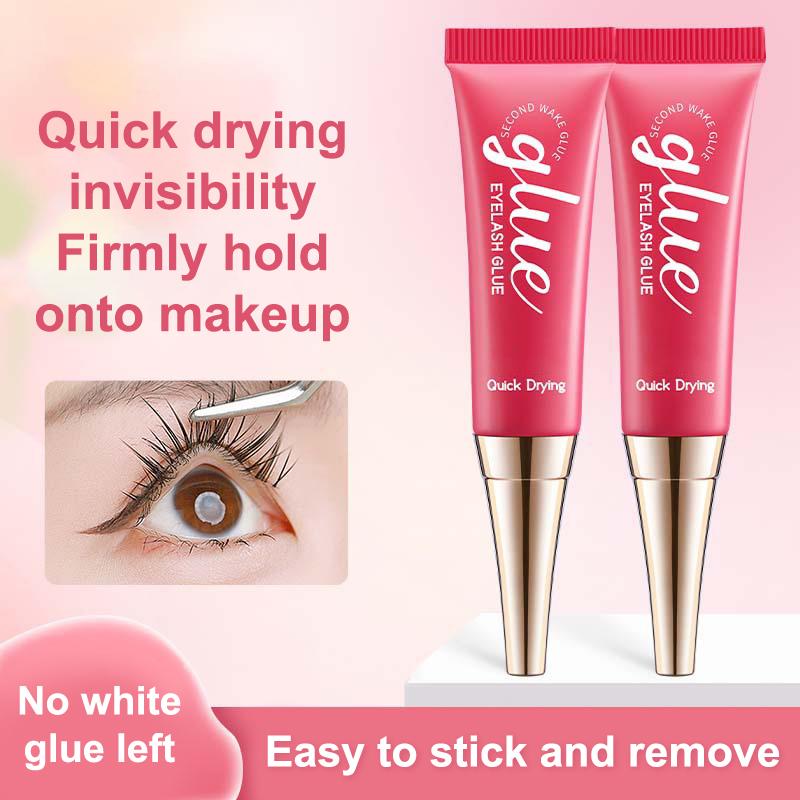 12G False Eyelash Extension Glue Waterproof Fast Dry Long Lasting Strong No Irritation Transparent Eyelash Extension Primer Tool