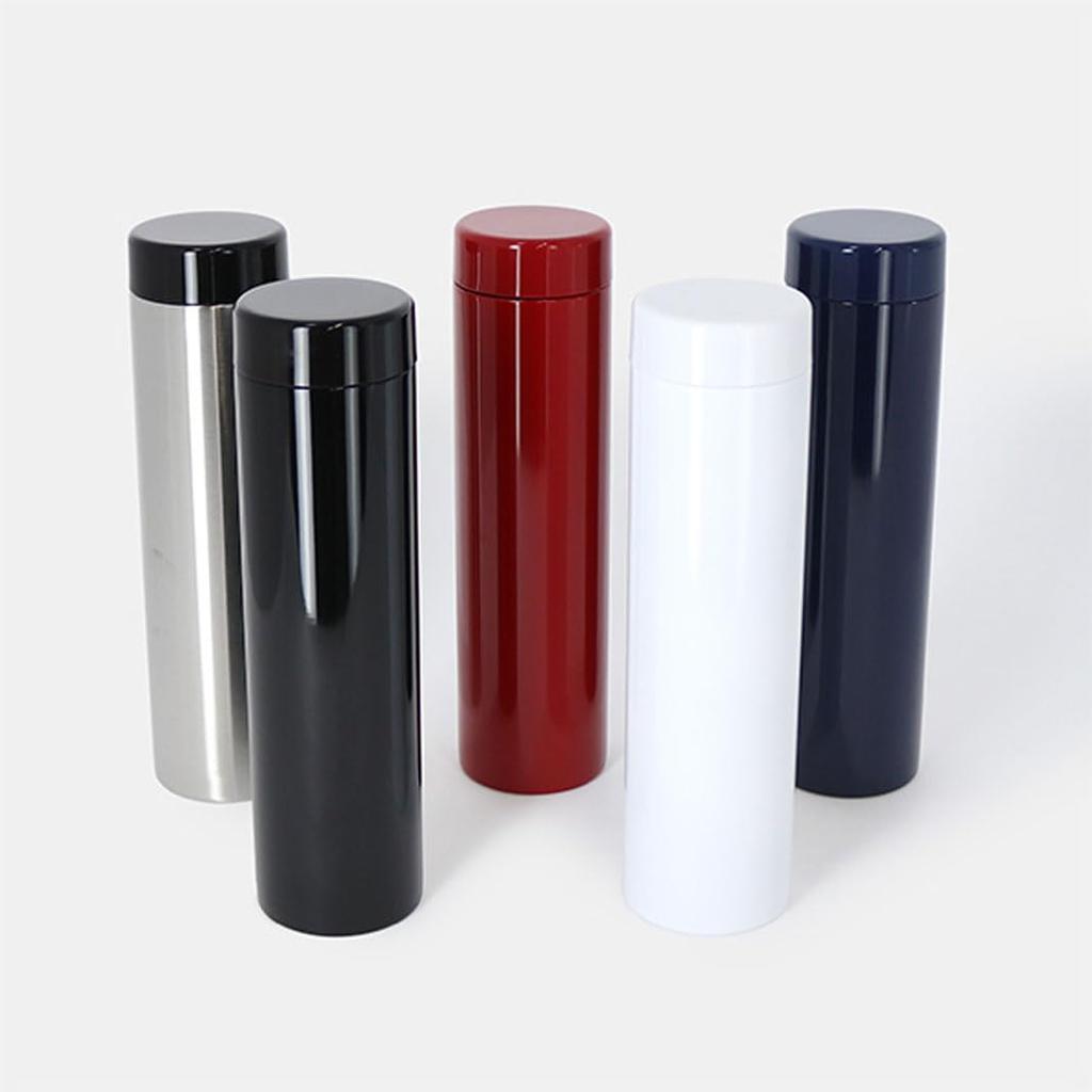 Stainless Steel Thermos Drink Bottle, 430ml530ml Vacuum-Resistant Double-Walled Thermos, Insulated for Hot or Cold Drinks, Slim Design, Perfect Gift