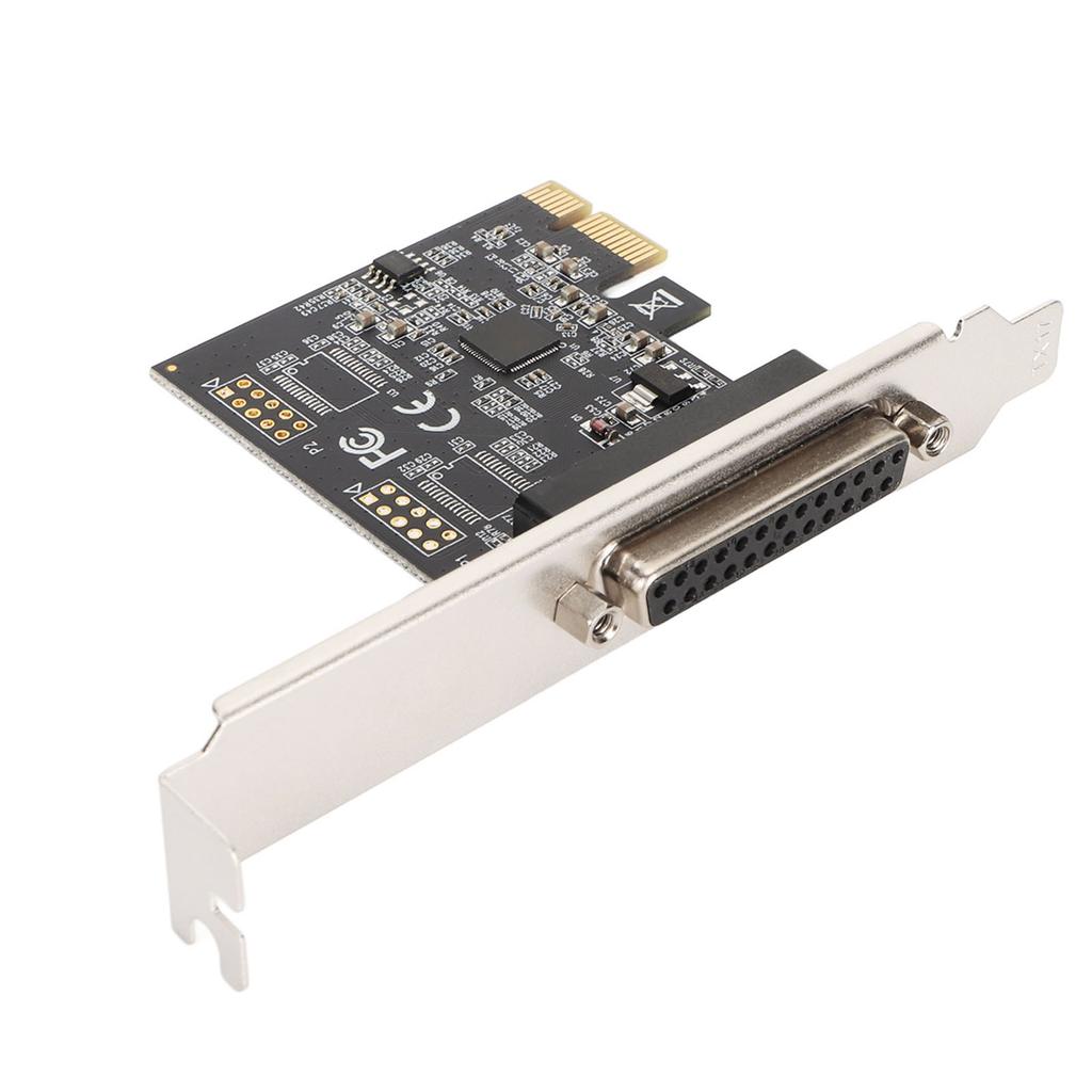 1 Port PCI Express Parallel Card IEEE 1284 DB25 PCIE Parallel Card ECP Mode Desktop Expansion LPT Controller for Printer