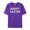 Cute Pastel Happy Easter Graphic T Shirts 100 Cotton ClassicMan Clothes Letter Mens Designer Clothes Classic Christmas Family