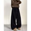 Maillard Yamamoto pants men's autumn and winter trendy brand velvet thickened drape lazy wind loose casual versatile wide-leg pants