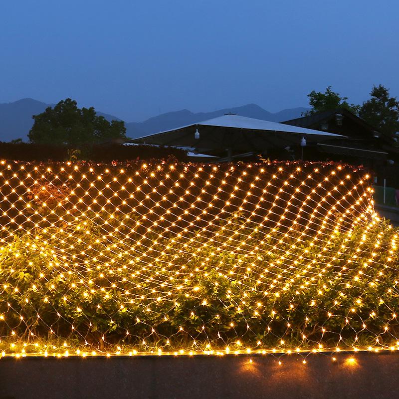 24V Solar LED Net Lights: Colorful, Waterproof, Outdoor Decorative Christmas Lights