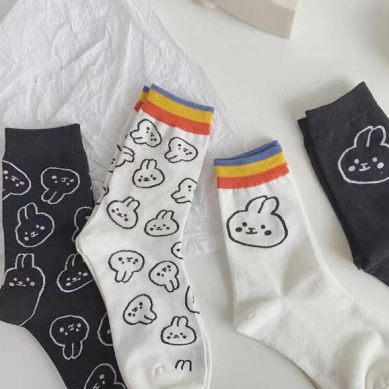 Bini Character Women s Socks [4-Pair Set] 4-piece set
