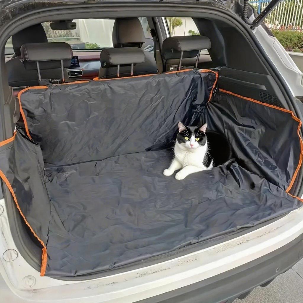 Car Seat Cover Waterproof Pet Cat Carriers Travel Mat Hammock for Small Medium Large Dogs Car Rear Back Protector Safety Pad