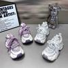 Europäische Station lila dicksohlige Innenhöhenerhöhung Dad-Schuhe Damenschuhe Herbst neu Mesh atmungsaktiv vielseitige Sportschuhe Damen