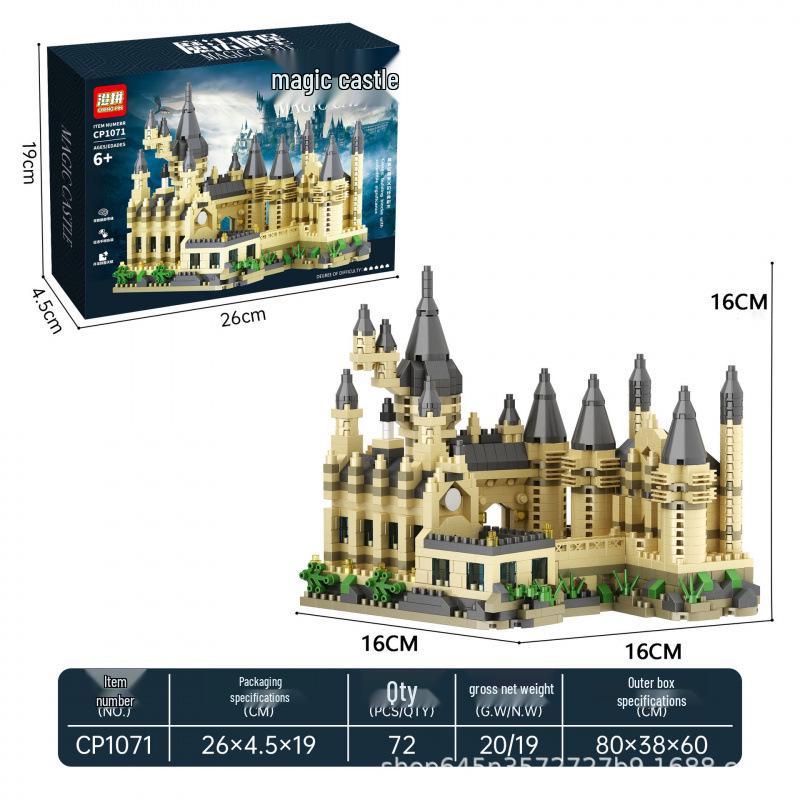 Micro-particle Magic Castle Building Blocks - Assembly Toys for Boys and Girls