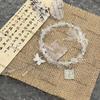 Wenwan Jiaren: Nuovo Bracciale Loto di Bambù 2024 per Donna - Design Intrecciato Retro Stile Nazionale Cool