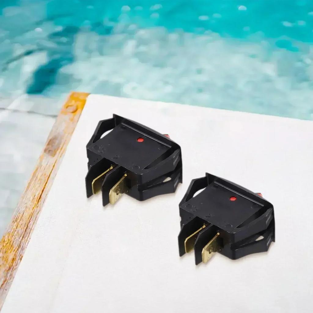 Home Pool Maintenance Black Motor Switch Replacement On Off Switch Versatile Compatibility Robust Construction