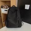 Schoolbagins Japanese Lazy Wind Student Backpack Women's Solid Color Casual Junior High School School Bag Simple Niche Versatile Backpack