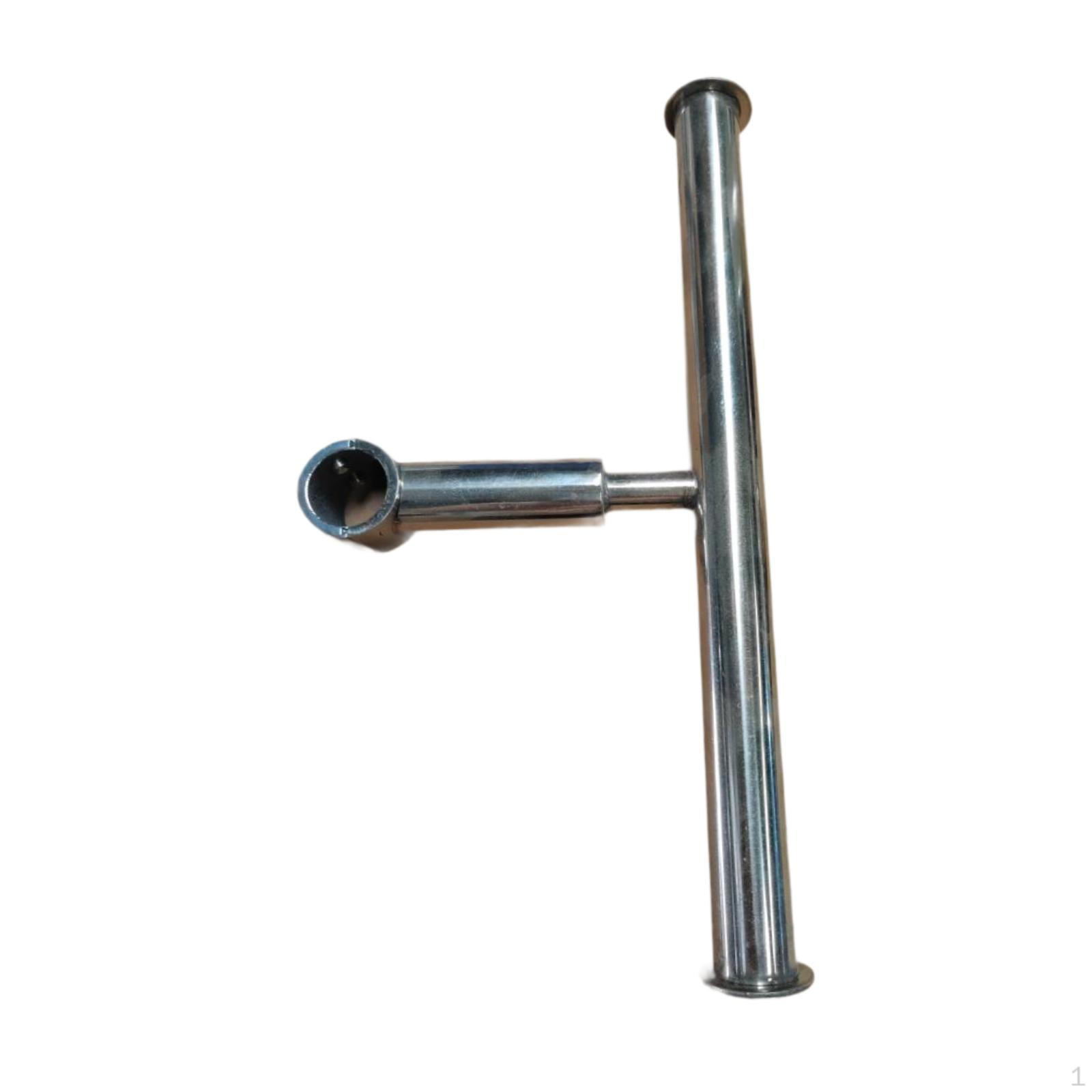 Сушильная стойка для одежды, удлиняющий кронштейн, дисплей для аксессуаров, Т-образная форма для гардероба Bright Silver