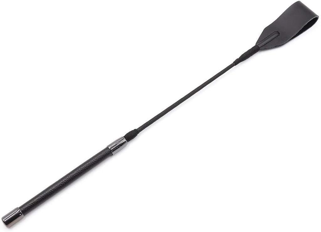 Rekink Real Riding Crop Whip Genuine Leather Top for Equestrian Sports 18"