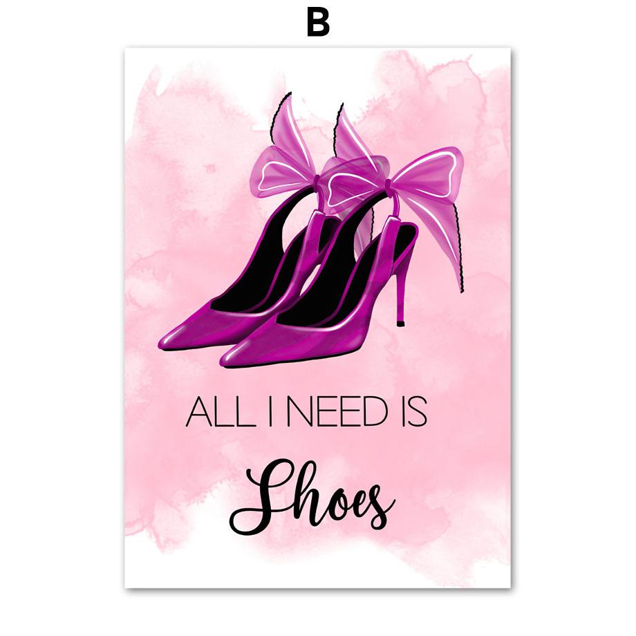 Makeup Brushes Perfume Eyebrows Eyelashes Wall Art Canvas Painting Nordic Posters And Prints Wall Pictures For Living Room Decor