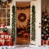 Artificial Cedar Garland 6Ft Realistic Reusable Cedar Artificial Pine Garland For Window Wall Table Staircase Mantle Gathering