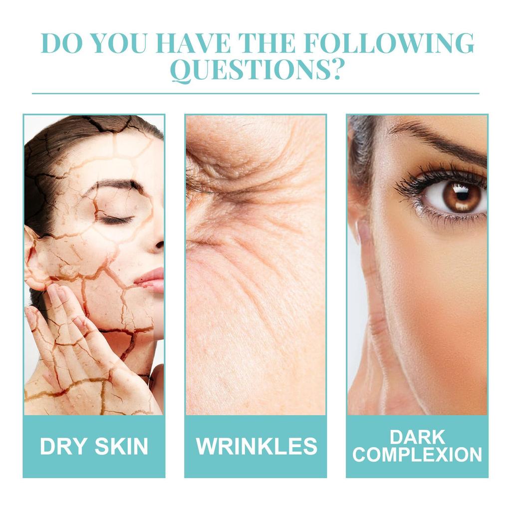 OUHOE Deep Moisturizing Anti-Wrinkle Cream, Hydrates, Brightens, Reduces Spots and Fine Lines, Suitable for the Face, 50g