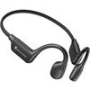 Jutaruoo Bone Conduction Earphones [Amazing 15 Hours Playback] Bluetooth 5.4+EDR Sports Headphones Open Ear 12x17mm Large Diameter Drivers 28g Ultra-L