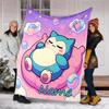 Personalized Custom Name Blanket - Pokémon Print Design,Blanket for Sofa,Bed,Travel,Camping - Soft and Warm, Great Gift