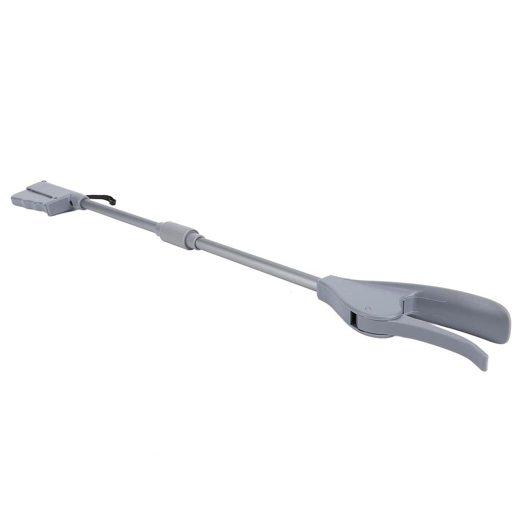 Shoe Horn with Grabber Long Handle Shoe Horn Folding Foot Shoehorn for The Elderly Pregnant Women Gray