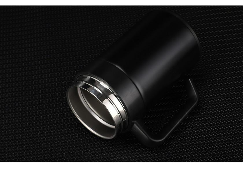 304 Stainless Steel Double-Layer Thermal Tea Cup with Infuser, Free Logo Engraving