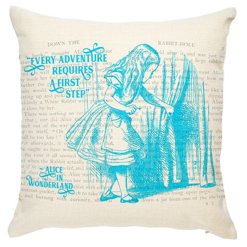 Elegant Alice In Wonderland Cushion Mad Hatter Pillow Perfect For Christmas Gift And Home Decoration