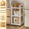 Jmo Multi-layer Microwave Oven Floor-standing Storage Rack with Gap Shelves
