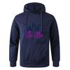 Men's Multi - Color Sports Fitness Printed Pocket Casual Fashionable Sweatshirt Pullover Hoodie
