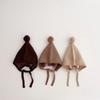 Baby Pom-Pom Knit Hat with Ear Protection - Cute Korean Autumn/Winter Style