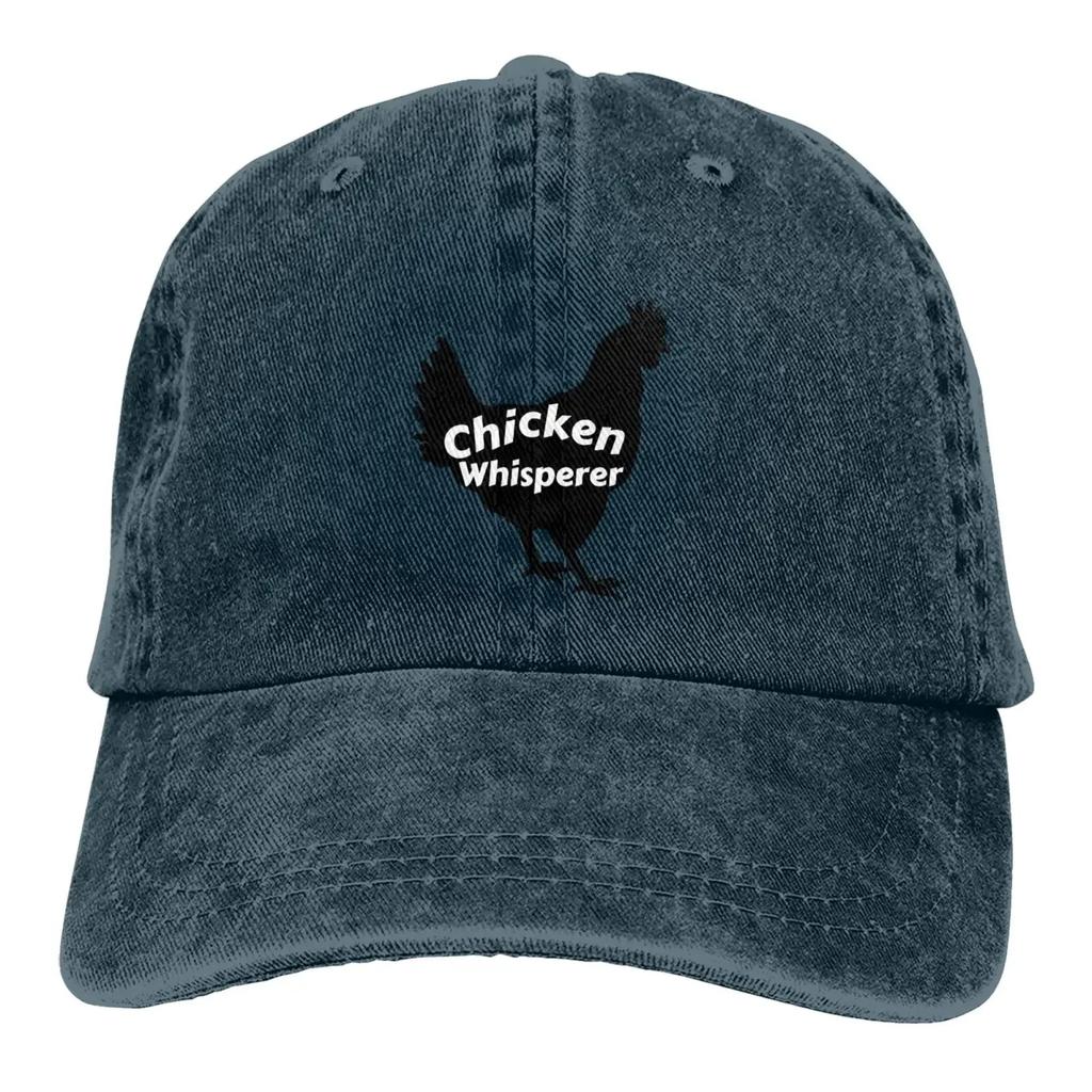Chicken Whisperer Denim Cap Baseball Dad Cap Cowboy Hat Adjustable Classic Washed 100 Cotton Sports for Men Women Hat