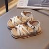 Girls' Roman Sandals for Summer, Children's Shoes, Soft-Soled Stylish Shoes for Little Girls and Middle-to-Older Children.
