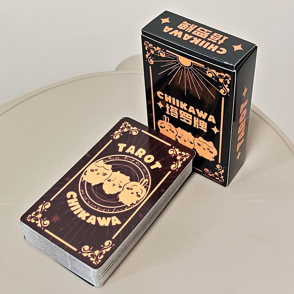 Chiikawa Tarot Deck 10.3*6cm 78 Cards Featuring The Beloved Characters of Chiikawa Hachiware Usagi and Their Charming Friends