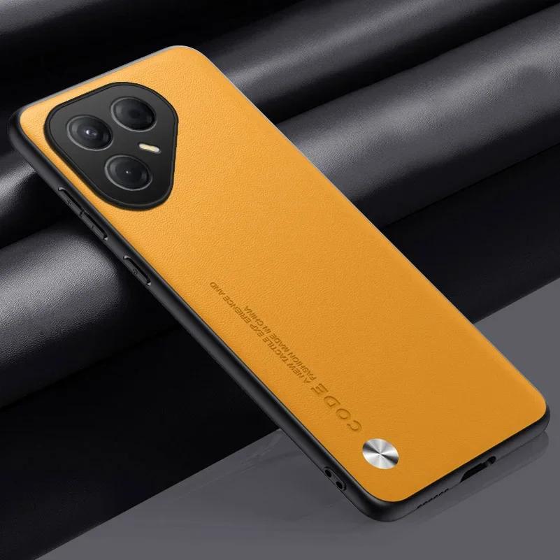 Case for POVA 7 4G Plain PU Leather Case for Tecno POVA 7 Pro Ultra NEO 6 Silicone Matte Bumper Soft Frame Shockproof Cover