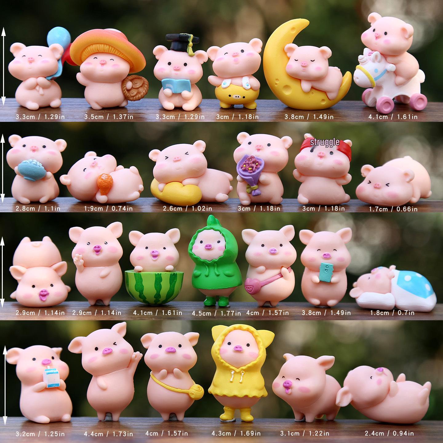 

Trendy Animal Pig Doll Blind Box - Creative New Year Gift for Company Events