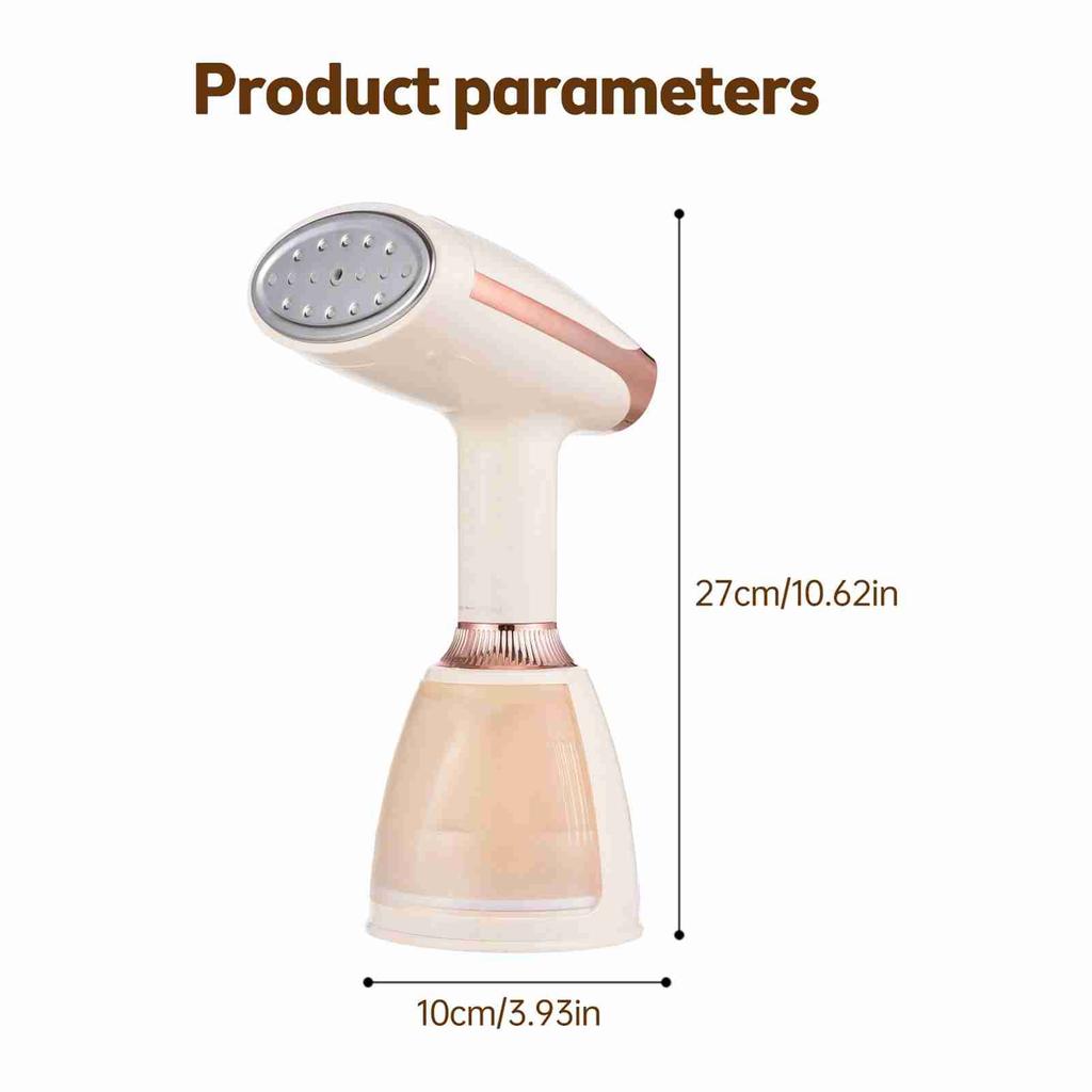 Handheld Steamer for Clothes Wrinkles Remover Portable Handheld Garment Steamer with Fabric Brush 3 Steam Setting Steamer
