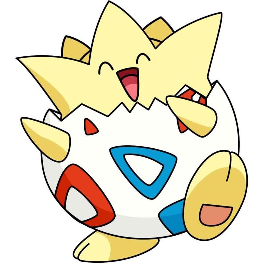 Adorable Peluche de 8" de Pokemon Togepi Monstruo de Bolsillo con Diseño de Muñeco Relleno Suave