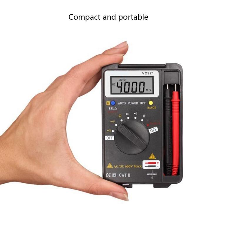 Portable Digital Multimeter with Data Hold User Friendly Device for Home Repair Circuit Testing & Electronics Debugging