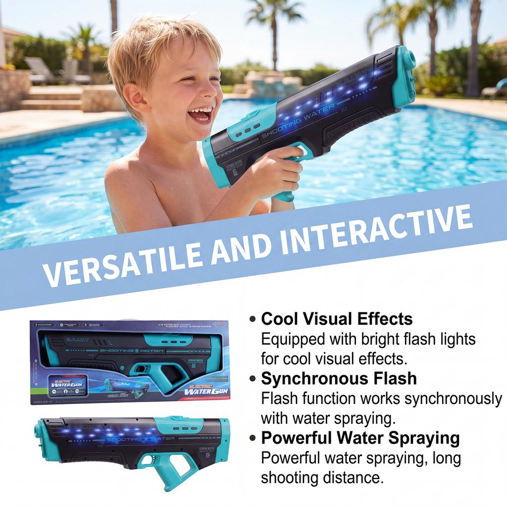Electric water gun with Light