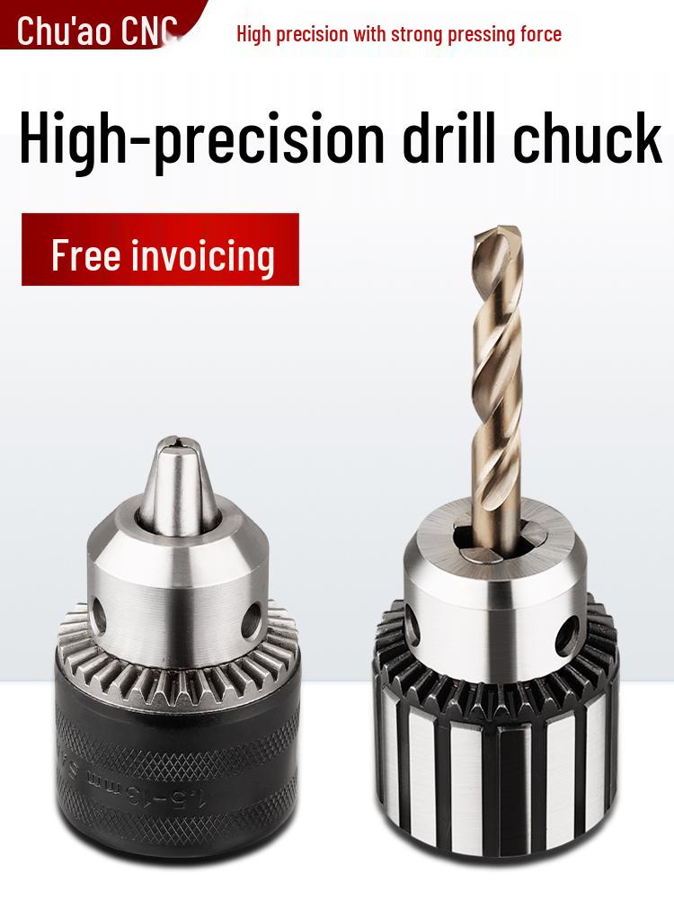 Chu Ao Hand and Bench Drill Chuck: 0.6-16mm Wrench-Type Machine Tool Accessory
