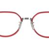 Pristine DITA Glasses AVIATIA-FOUR Clear Red Mens DTX453-A-03 Used