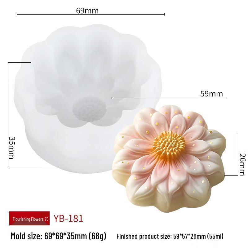 Cherry Blossom Silicone Cake Mold