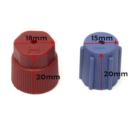 3 páry 13mm 16mm High Low Side Car Air Conditioning Port Nabíjecí port