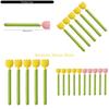 F26C Pack of 5 Fashionable Tulips Shape Food Bag Clip With Magnetic Storage Box Accessory for Kitchen Supplies Organization