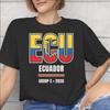 Unisex Unisex Ecuador Flag Shirt Pure Cotton New Arrival TShirt Top Clothing
