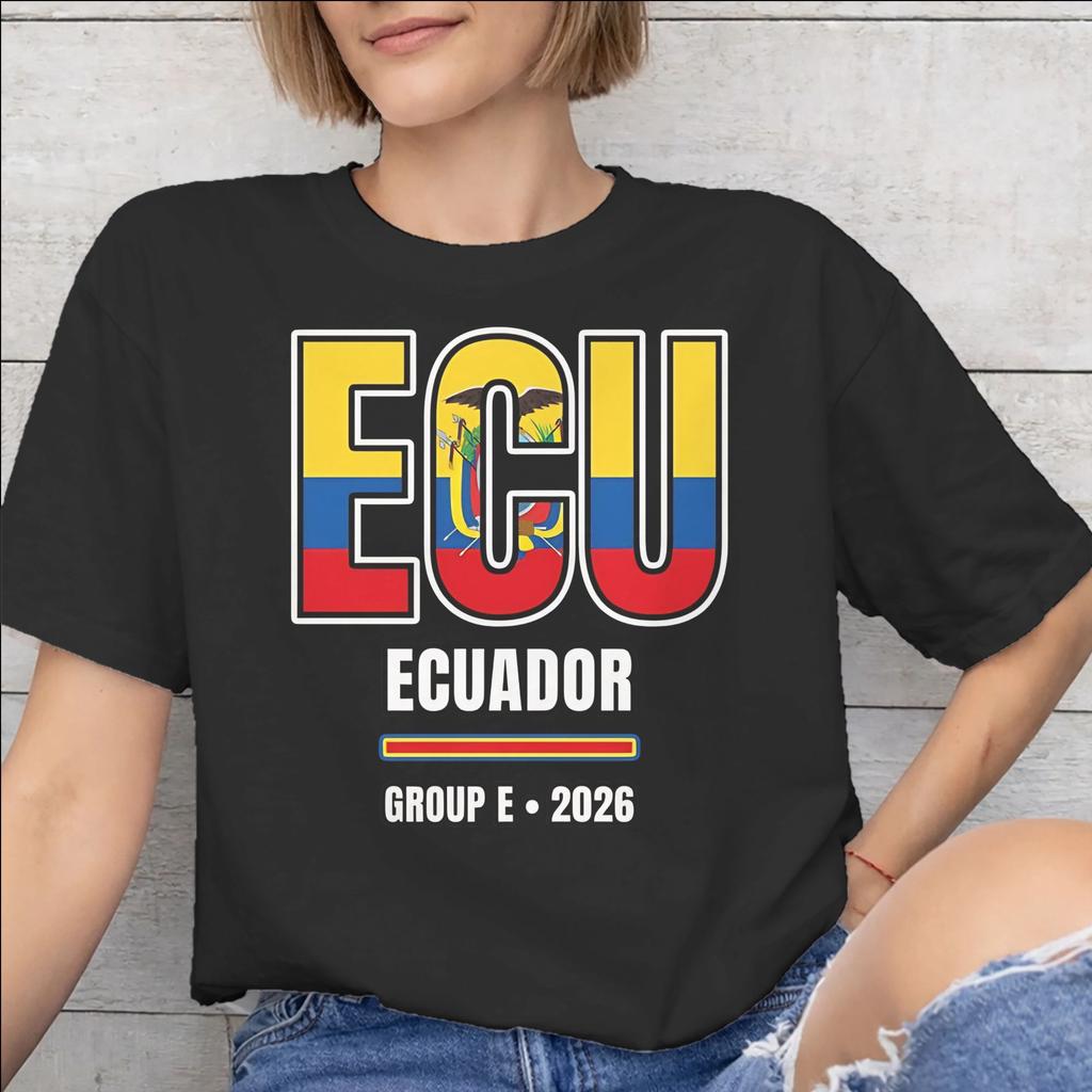 Unisex Unisex Ecuador Flag Shirt Pure Cotton New Arrival TShirt Top Clothing