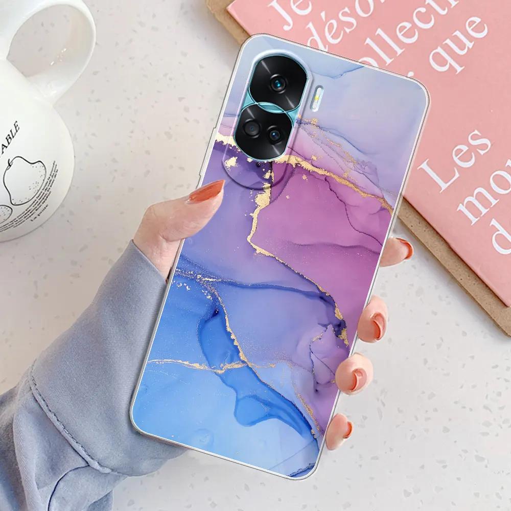 For Honor 90 Lite Case Coque For Honor 90 Pro Shockproof Cover Soft Silicone Clear Phone Case For Huawei Honor 90 Bumper Fundas