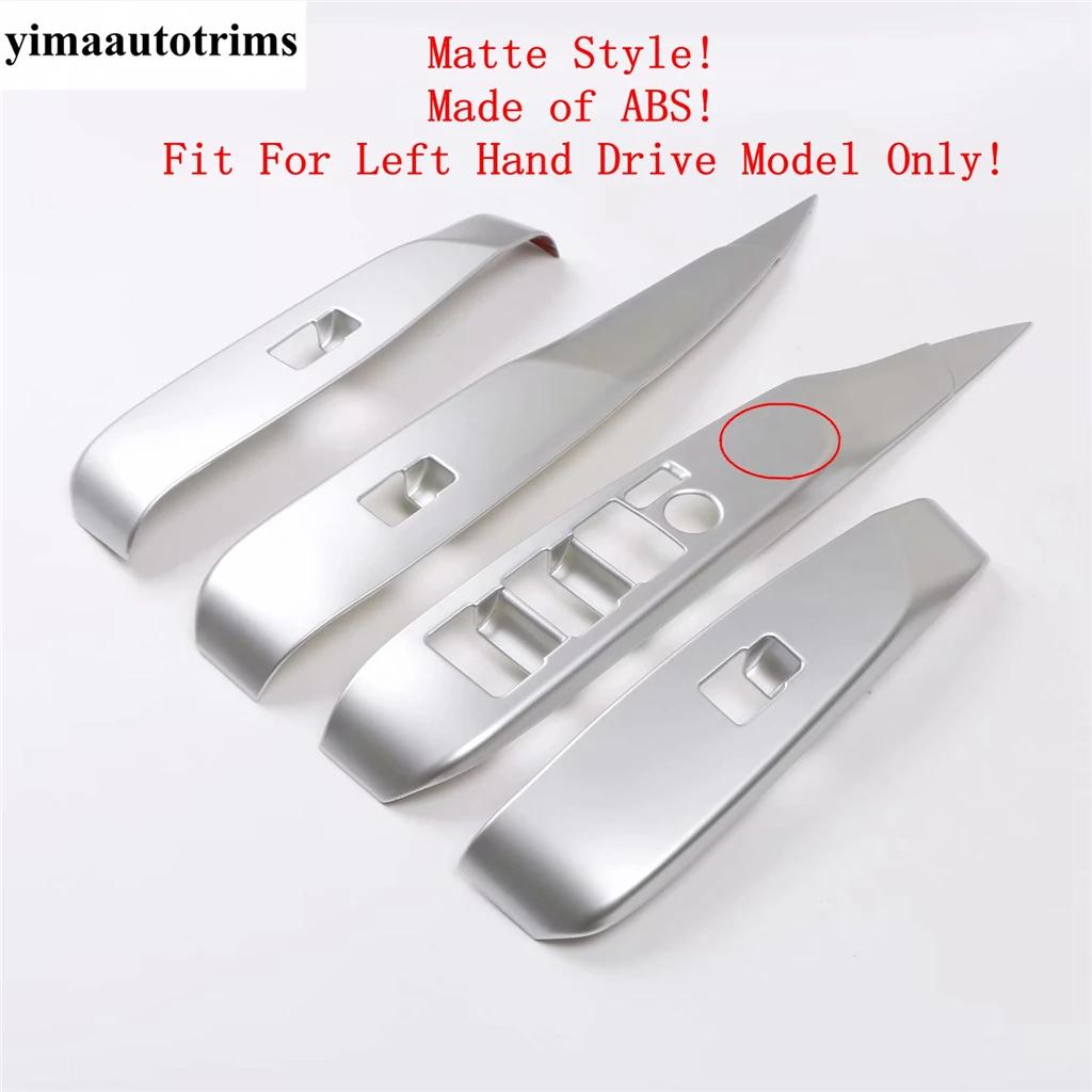 Car Inner Door Window Glass Lift Rise Switch Panel Frame Decoration Cover Trim For Toyota Camry 2018 - 2025 Interior Accessories