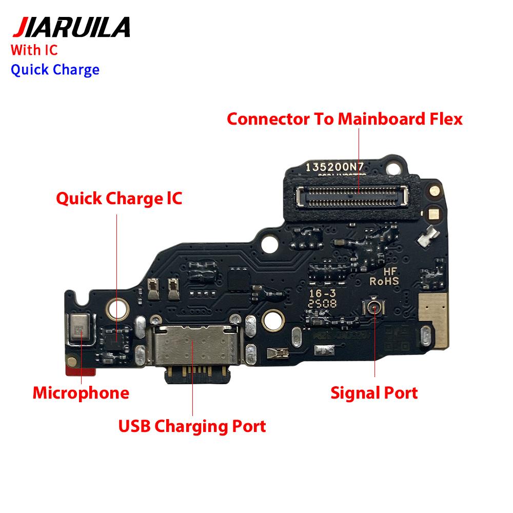 Deska s USB nabíjecím portem Flex kabel Konektor Díly Pro Xiaomi Redmi Note 11 Pro 1G 1G Plus Note 11 Pro Modul mikrofonu s IC