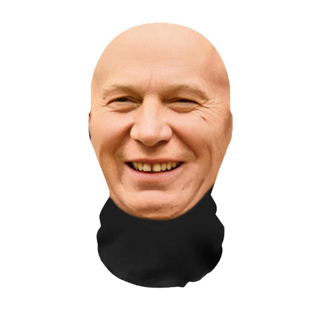 2026Nové Realistické 3D Maska na Obličej Celý Obličej Hip Hop Kukla Kapuce Pro Muže Ženy Cosplay Maska Klobouk Pokrývka Hlavy Pro Halloween Celebritu