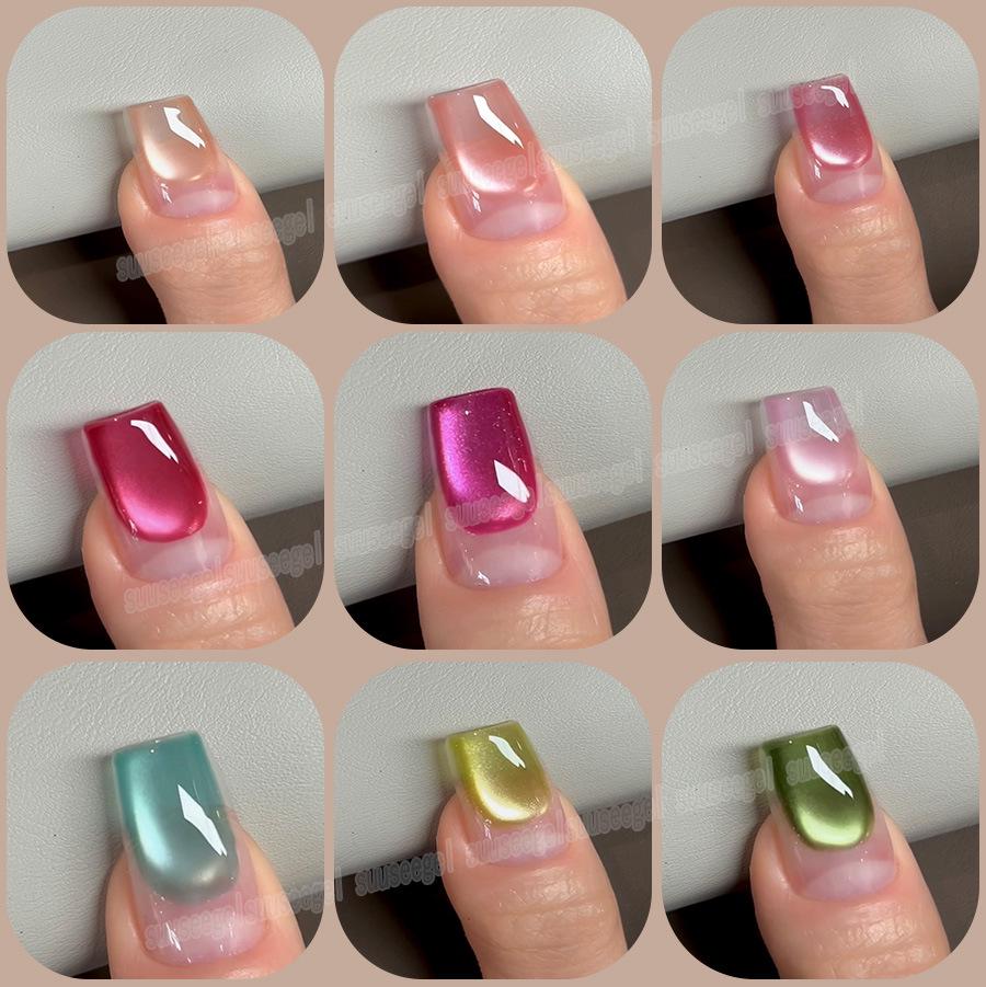 

Aurora Cat Eye Gel Nail Polish - 24 Color Bundle (Spring/Summer 2025 Black Glass Bead)